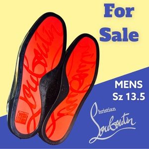MENS Red Bottom Christian Louboutin sz13.5